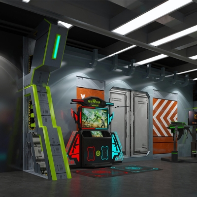 商場(chǎng)星際空間VR游戲體驗(yàn)館開店